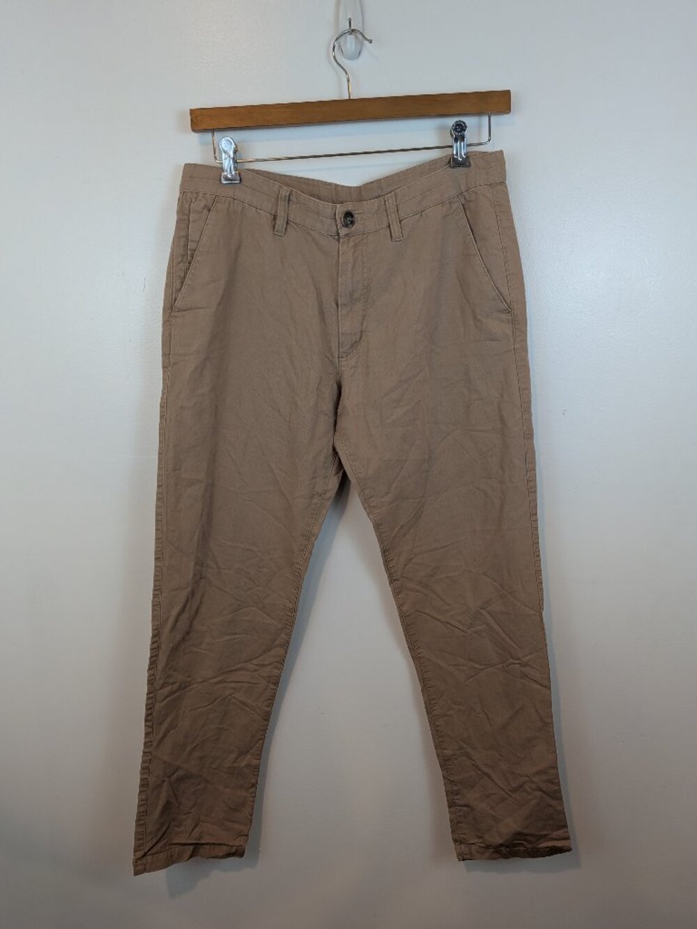 Armani Exchange Tan Trousers, Sz 34
